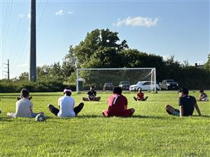 Soccer practice