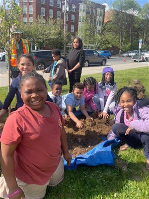 North End Recreation Center Tree Planting