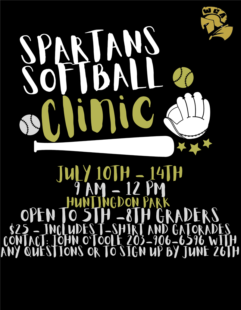 Waterbury Bureau of Parks / Bureau of Recreation: Spartans Softball Clinic